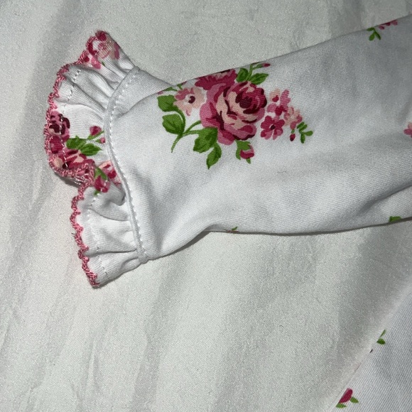 Kissy Kissy White and Pink Floral Kids Matching Set - Picture 4 of 9